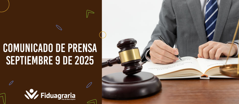 Comunicado de Prensa Septiembre 9 de  2025 Tribunal 