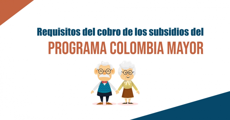 Requisitos de pagos de subsidios Programa Colombia Mayor